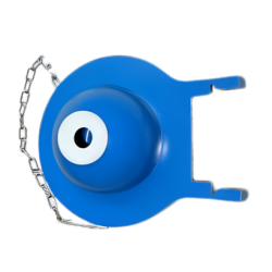 PSR0015 3" Vinyl Toilet Flapper applicable to TOTO Power Gravity Flush Valve